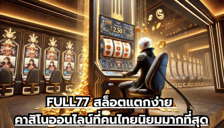 FULL77 สล็อตแตกง่าย คาสิโนออนไลน์ที่คนไทยนิยมมากที่สุด